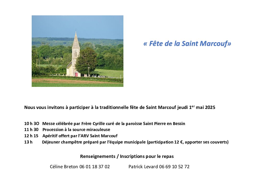Invitation 1er mai 2025